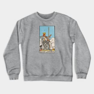 Queen of swords tarot Crewneck Sweatshirt